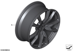 36109502450 - : Light Alloy Rim for BMW Image