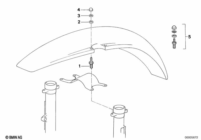 46612315051 - Frame and Mounting Parts: Stud Bolt -  for BMW-Motorrad Image