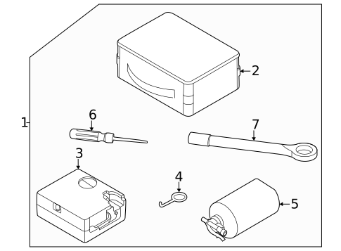 Jack & Components for 2023 Kia EV6 #0