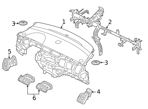 Instrument Panel for 2014 Kia Rio #0