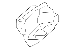 8W0804174A - Exhaust: Floor Pan Heat Shield for Audi Image