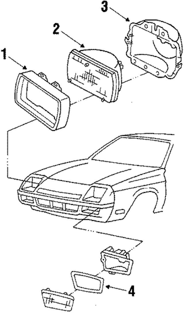 4103908 - Body: Bezel for Mopar Image