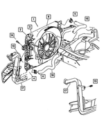 55115918AB - Cooling: Air Conditioning Condenser for Mopar Image