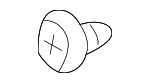 9423101 - Body: License Bracket Screw for GM Image