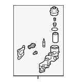 12744666 - Engine: Adapter for Cadillac: CTS, SRX, STS | Chevrolet: Camaro, Caprice, Colorado | GMC: Canyon | Pontiac: G8 Image