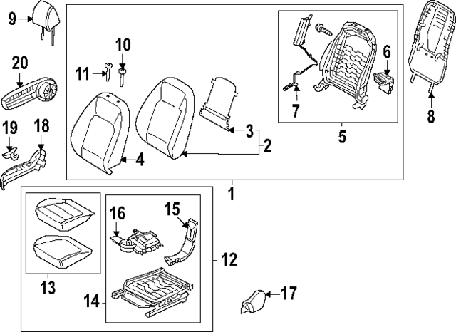 88260BE000S2N - : Cushion Cover for Hyundai Image