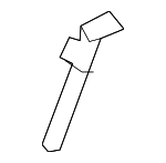 54347178291 - Body: Drain Hose for BMW: 128i, 135i, 135is Image