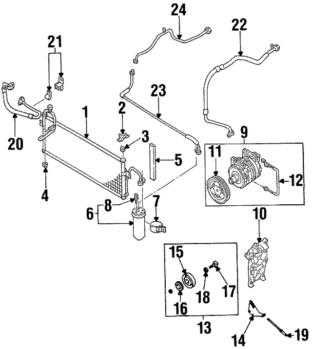926571M200 - HVAC: Thermostatic Switch for Nissan: 200SX, Sentra Image