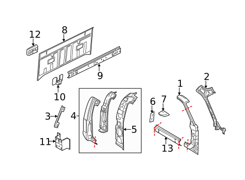 Rocker Panel for 2012 Ford F-350 Super Duty #1