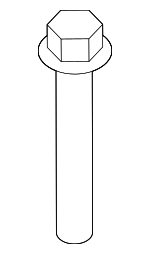 N10709001 - : Mount Bracket Bolt for Audi Image