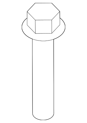N10709001 - Engine: Mount Bracket Bolt for Audi Image