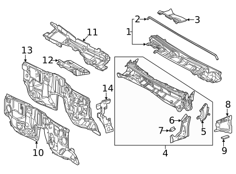 Cowl for 2024 Lexus LX600 #1