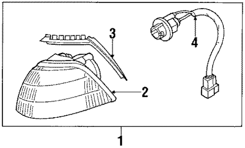 Park Lamps for 1990 Mazda MX-6 #0