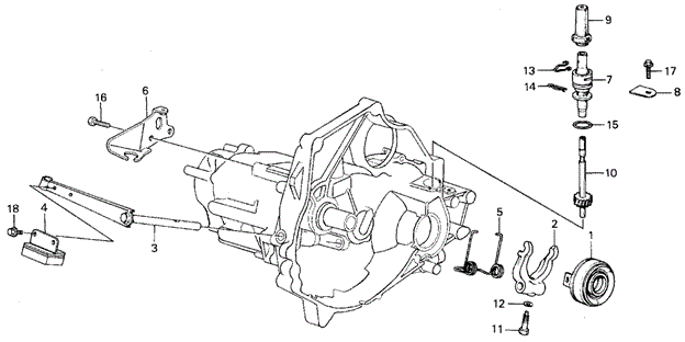 MT Clutch Release for 1987 Acura Integra #0