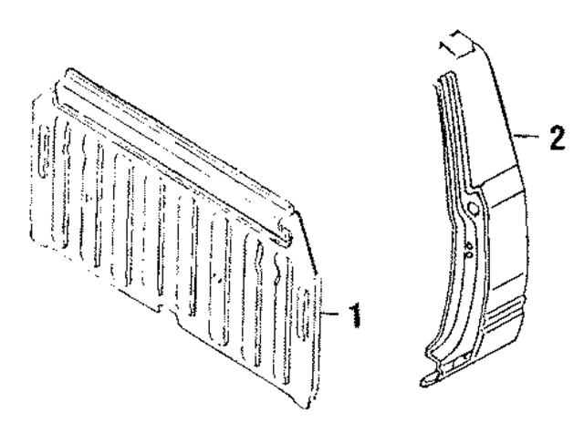 7650010W00 - : Corner Panel for Nissan Image