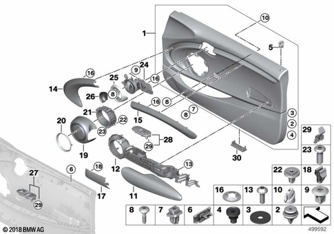 Door Trim Panels / Lateral Trim Panels for 2020 Mini JCW GP #0