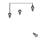 88975719 - Electrical: Headlamp Assembly Bolt for Pontiac: Vibe Image