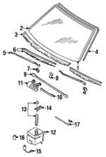 B891016E00 - : Washer Reservoir for Nissan Image