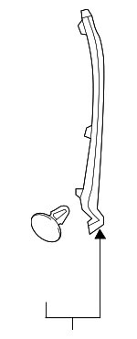 31424261 - Body: Rear Seal for Volvo: S60, S60 Cross Country, V60, V60 Cross Country Image