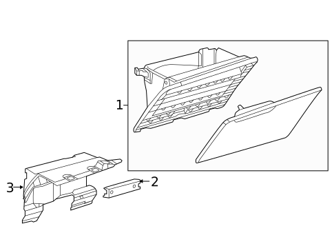 Glove Box for 2022 Chrysler Pacifica #0