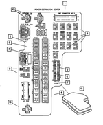 56021395AJ - Electrical: Power Distribution Center Cover for Mopar Image