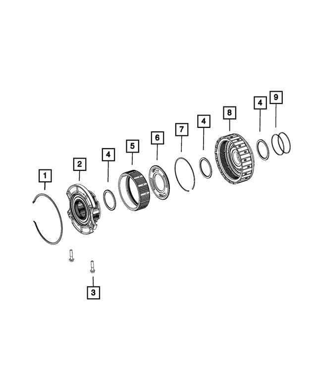 68242224AC - AS69RC; 6-Speed; Automatic Transmission: Planetary No. 1 Gear Assembly for Mopar Image