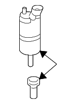 8890250620 - Body: Washer Pump for Isuzu Image