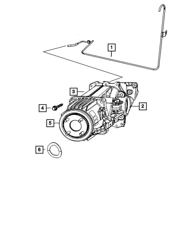 « 5273394AC – Four Wheel Drive; Differential and Drive Line : Différentiel Arrière Ensemble D'event pour Mopar Image »
