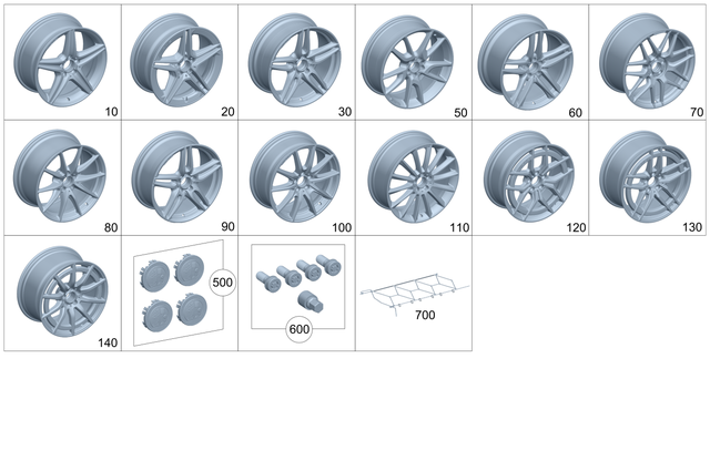 2135830000 - Wheels and Accessories: Snow Chain for Mercedes-Benz: CLS450, CLS53 AMG, E43 AMG, E53 AMG Image