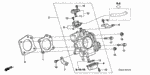 16400PPAA03 - Engine: THROTTLE BODY, ELECTRONIC CONTROL (GMA0B) for Honda Image