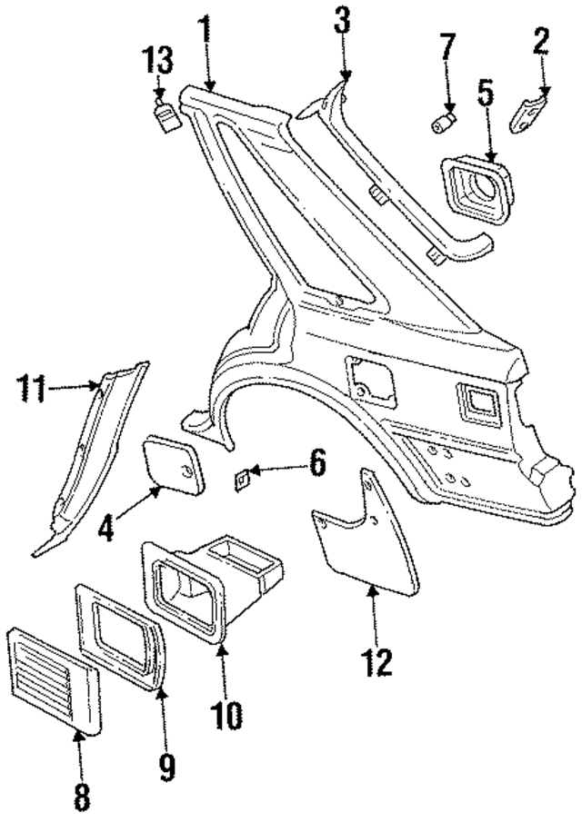 G8880D4001 - : Mud Guard for Nissan Image