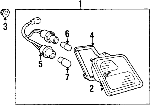 81672AC010 - Electrical: Gasket for Toyota: Avalon Image