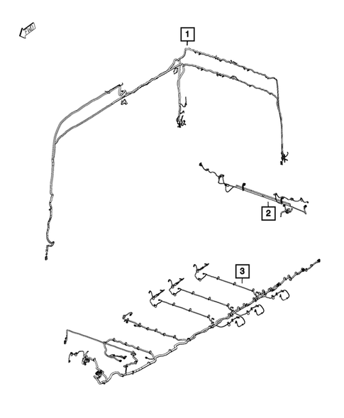 Wiring-Body and Accessories for 2015 Ram ProMaster 3500 #2