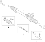 36011315 - : Steering Gear for Volvo: XC60 Image