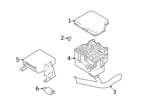 Electrical Components for 2004 Hyundai Santa Fe #0