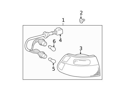 Bulbs - Chassis for 2003 Toyota Sienna #4