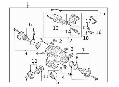 Axle Shaft for 2021 Audi RS Q8 #0