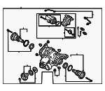 BX500043C - Universals &amp; Rear Axle: Carrier for Audi Image