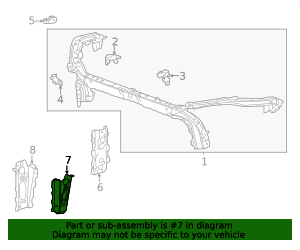 2021-2026 GM Radiator Support Side Panel 60007872 GM | GMPartsDirect.com
