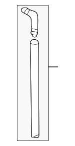 4D0915531 - Electrical: Drain Hose for Audi Image