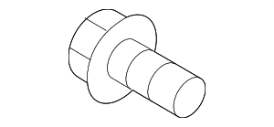 1125N6031 - Electrical: Charge Air Cooler Pipe Bolt Door Hose Flexible Nut Screw (Left, Right, Front, Rear) for Nissan: Altima, Frontier, LEAF, Micra, Pathfinder, Qashqai, Rogue Sport, Versa Image