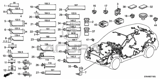 Harness Band - Bracket for 2008 Acura RDX #0