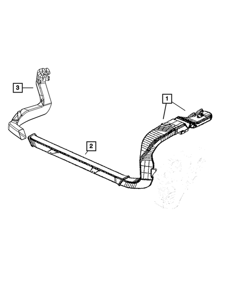 Air Ducts for 2010 Jeep Commander #1