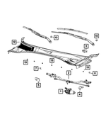 68040243AD - Electrical: Cowl Mucket for Chrysler: 300 | Dodge: Charger Image