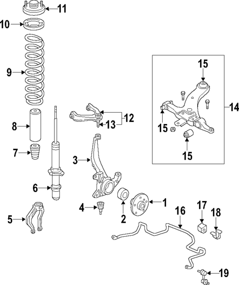 Upper Control Arm for 2010 Hyundai Azera #0
