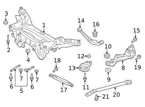 Rear Suspension for 2021 Nissan Qashqai #2
