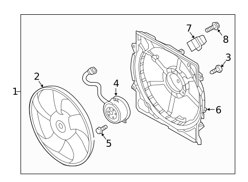 Cooling Fan for 2016 Kia Optima #0