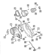 5015430AA - : Transfer Front Case for Mopar Image