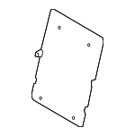 8C3Z26613E94AA - Body: Rear Panel Trim for Ford: F-250 Super Duty, F-350 Super Duty, F-450 Super Duty Image