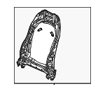 81125T20A61 - Body: Seat Back Frame for Honda Image